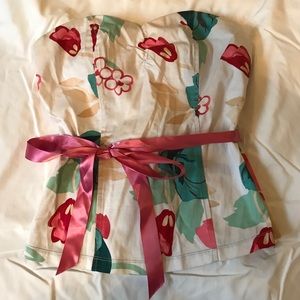 Guess Jeans Floral Tube Top